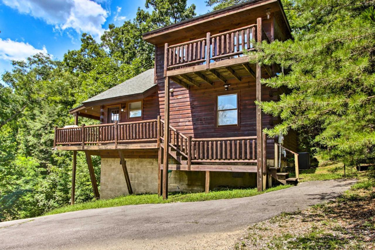 Cabin With Hot Tub And Deck About 12 Mi To Pigeon Forge! เซอเวียร์วีล ภายนอก รูปภาพ